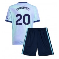 Arsenal Jorginho Frello #20 3rd trikot Kinder 2024-25 Kurzarm (+ Kurze Hosen)